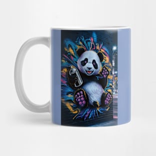 Cool colorful panda graffiti art Mug